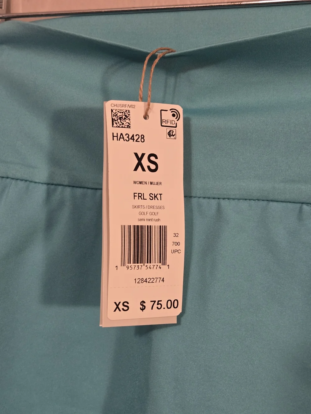 Adidas Turquoise Athletic Skort